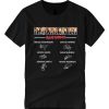 Iron Maiden Rock Band Signatures T Shirt