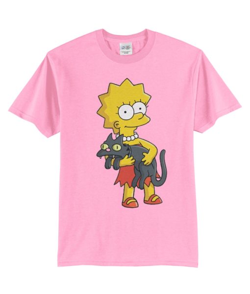 Lisa Simpson and The Cat T Shirt