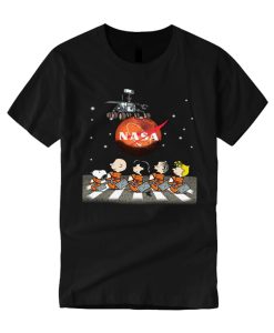 NASA Mars Landing Snoopy And Charlie Brown Abbey Road T Shirt