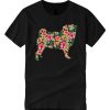 Pug Flower T Shirt