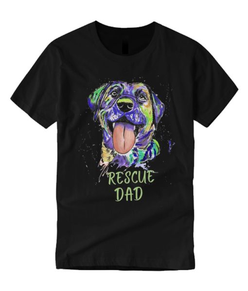 Rescue Dog Dad T Shirt