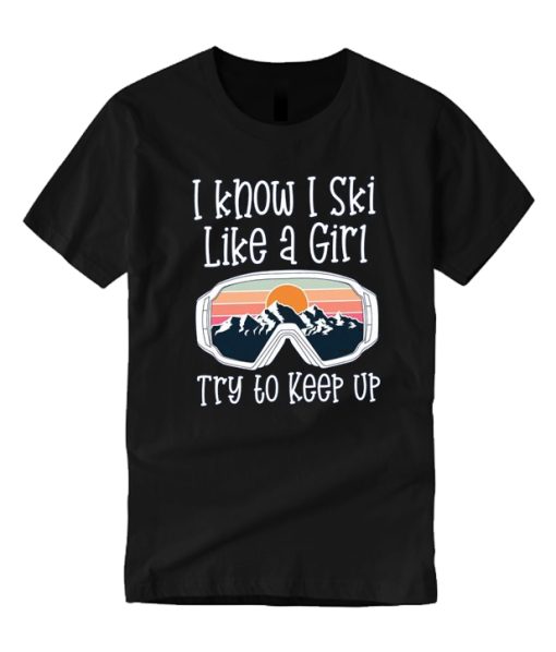 Ski Like a Girl T Shirt