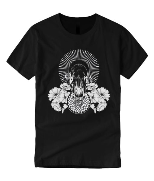 Wolf Skull Sacred Geometry T Shirt