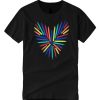 Crayon Heart Unisex Teacher T Shirt