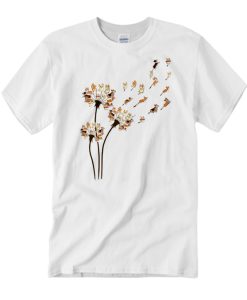 Dandelion Corgi Flower T Shirt