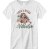 Disney Moana Girl's Tides and Ocean Vibes Pullover Summer Blouse Tee T shirt