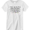 Friends Font T-shirt