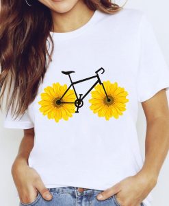 Sunflower Bike T Shirt