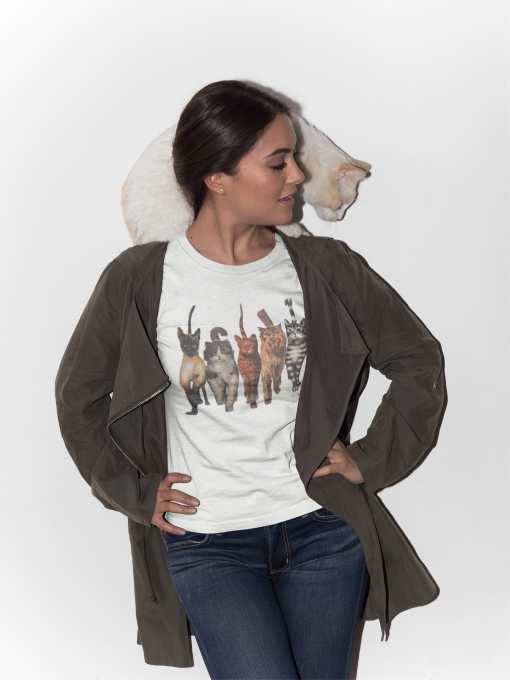 Vintage Heads & Tails Cat T shirt