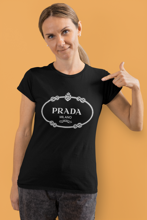 prada milano black T shirt